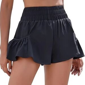 High Waist Bermuda Athletic Shorts for Women